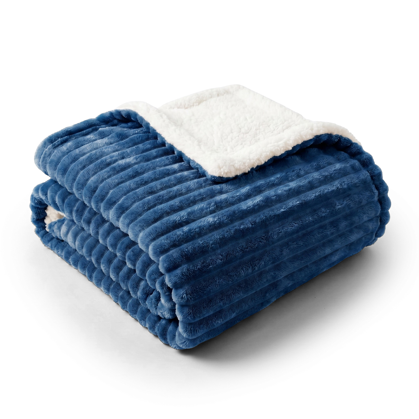 Corduroy Blanket - Dark Blue