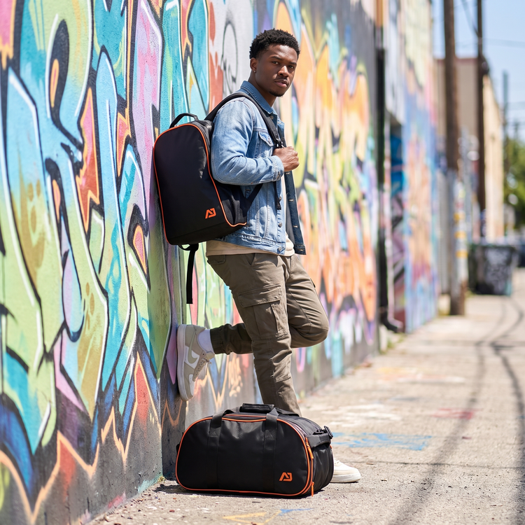 HARMON - BLACK/ORANGE