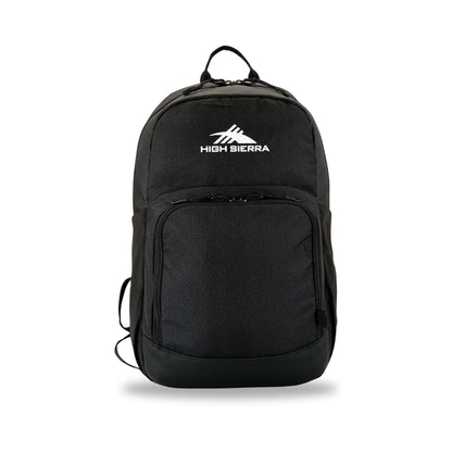 High Sierra x Atley James Honeycomb Backpack black - front view