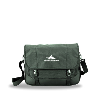 High Sierra x Atley James Laptop Messenger Bag green - front view
