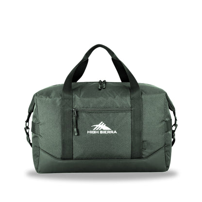 High Sierra x Atley James Honeycomb Duffel green - front view
