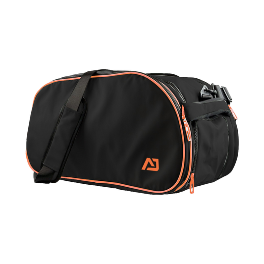 HARMON DUFFEL - BLACK/ORANGE