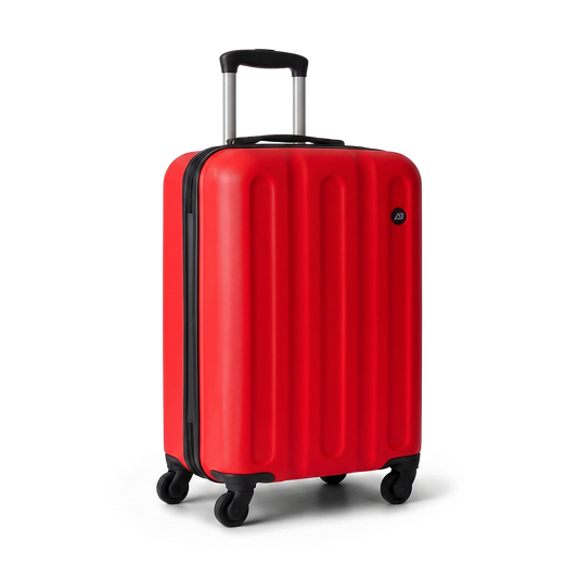 COLEY 20" HARD-SIDED SPINNER CARRY-ON LUGGAGE - RED
