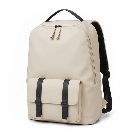CITY SLICKER FRONT POUCH BACKPACK - TAN