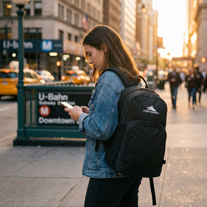 High Sierra x Atley James Honeycomb Backpack black - urban lifestyle