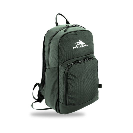 High Sierra x Atley James Honeycomb Backpack green - three-quarter view