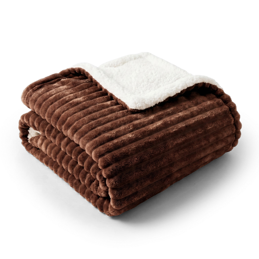 Corduroy Blanket - Dark Brown