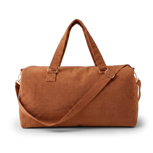 Corduroy Duffel Bag - Rust