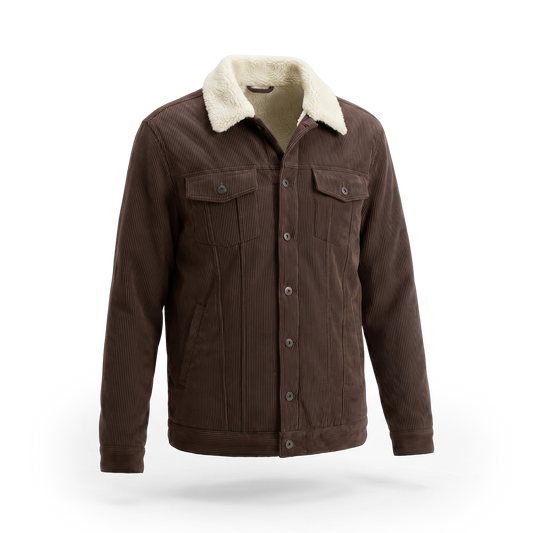 Corduroy Jacket - Dark Brown