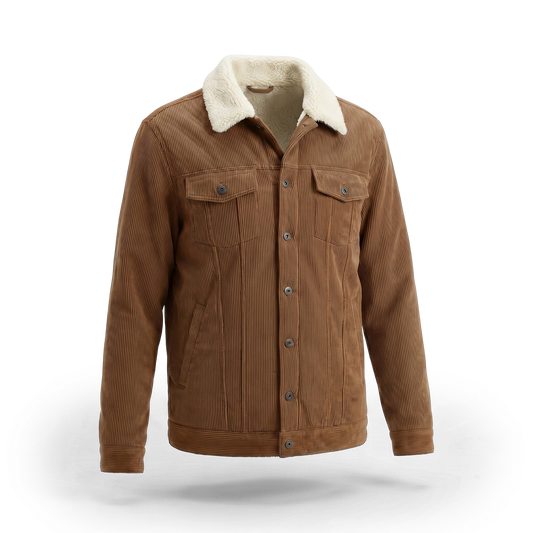 Corduroy Jacket - Medium Brown