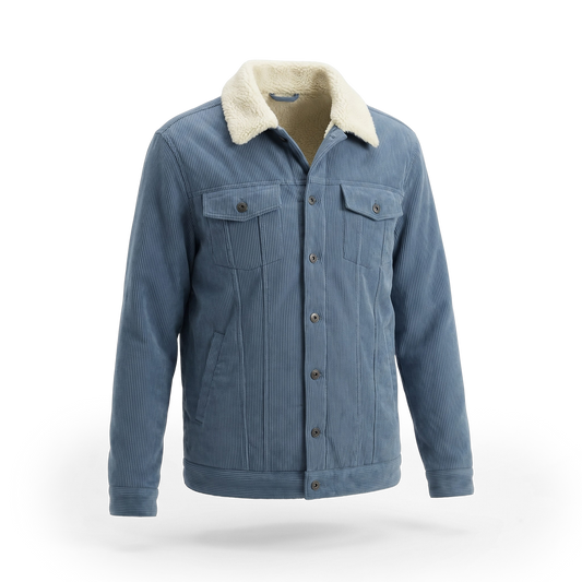 Corduroy Jacket - Sky Blue