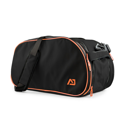 HARMON DUFFEL - BLACK/ORANGE