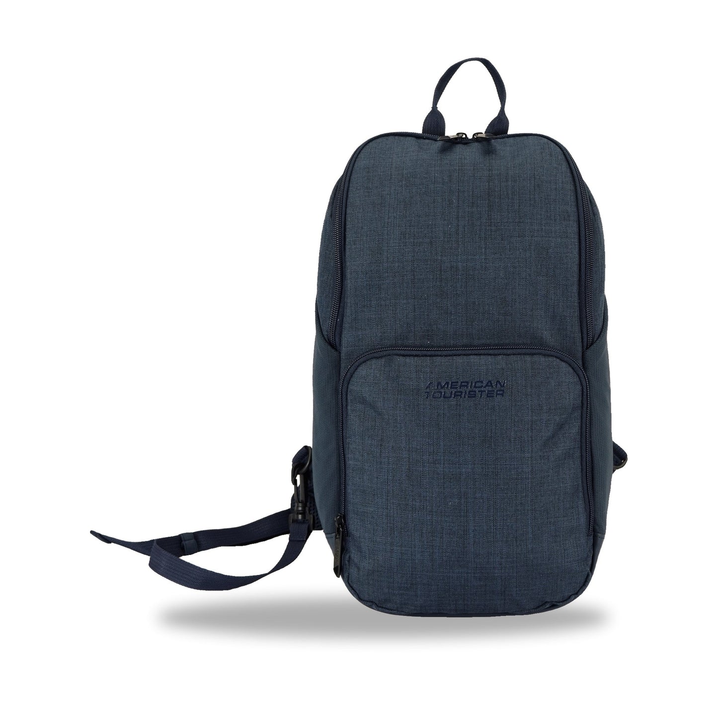 American Tourister x Atley James Sling Bag navy - front view